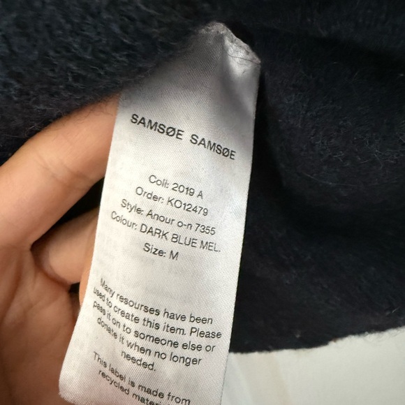 Samsoe & Samsoe ($190) Wool Amaris Sweater Size M - Picture 2 of 5
